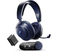 SteelSeries Arctis Nova Pro Omni - Hi-Res-Wireless Gaming-Headset, 96 kHz/24 Bit, ANC, ClearCast Pro-Mic, KI-Geräuschunterdrückung, Mobile App, Mix 2,4 GHz + BT, OmniPlay PC+PS+Xbox - Midnight Blue