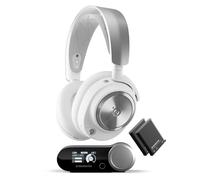 SteelSeries Casque gaming multi-système Arctis Nova Pro Wireless - Haut-parleurs magnétiques en néodyme - Réduction de bruit active -Autonomie sans fil illimitée -Micro ClearCast Gen 2 - PC,PS5,Mobile