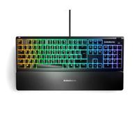 SteelSeries Clavier Apex 3 – rétro-éclairé USB AZERTY (Français) – Whisper Quiet Gaming Switch