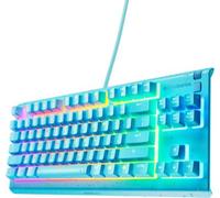 SteelSeries Clavier gaming Apex 3 TKL Aqua – Compact sans pavé numérique, RGB 8 zones, AZERTY