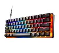 SteelSeries Clavier HyperMagnetic gaming Apex Pro Mini - Actionnement ajustable - Facteur de forme compact de 60 % - RVB - Capuchons de touches PBT - USB-C - Américain QWERTY