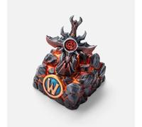 SteelSeries Objet Collector World of Warcraft - Touche Artisan résine - Objet Gratuit en Jeu - Clavier Cherry MX - Numéroté - Design Sword of Sargeras