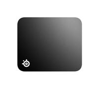 SteelSeries QcK Noir - Tapis de Souris Gaming 250x210x2mm - Surface Textile Optimisée, Base Antidérapante Caoutchouc/Silicone - Taille S