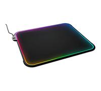 SteelSeries QcK Prism - Tapis de Souris de Jeu - Éclairage Réactif RGB - Surface à Double Texture 320 mm x 270 mm x 9mm - Noir