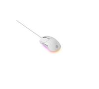 SteelSeries Rival 3 Gen 2 - Souris Gaming 8500 DPI - Capteur Optique TrueMove Core - Durabilité 60 Millions de clics - Faible Latence - Poids léger 77 g - Patins 100% PTFE - RGB - Blanc