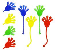 Steemjoey 8PCS Collante Mains Jouet, Mains Collante Enfants, Jouets Extensibles Paumes Sticky Hands, Remplisseurs de Sacs de Fête Piñata Jouets Fournitures de Fête, Cadeaux Anniversaire pour Enfants