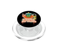 Steeped Not Rushed Amateur de Thé Théière Thé en Vrac PopSockets PopGrip pour MagSafe