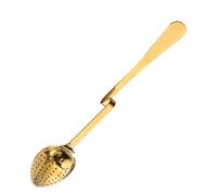 Steeper Infuseur à thé en vrac, infuseur à thé en vrac, en forme de cuillère, grande capacité, infuseur à thé pratique multi-scénario avec longue poignée pour dégustation de thé, amis, Fa
