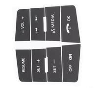 Steering Wheel Button Decal for pour pour ford Focus 2008-2010 Black