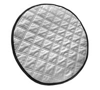 Steering Wheel Cover, Sun Heat Shield Protector, Foldable UV Sunblock Guard, 16.93 inches Interior Thermal Barrier for Car Truck SUV Dashboard in Summer, Hot Weather Parking Use
