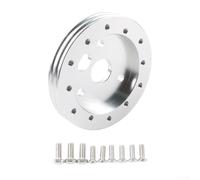 Steering Wheel Hub Spacer 0.5in 6-Hole to 3-Hole(Silver0.5 inch)