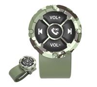 Steering Wheel Phone Controller - Wireless Button Remote, Portable Car Remote, Smart Waterproof Phone Control, Multifunctional Steering Accessory | Driving Companion for Motorbike Car Trip N