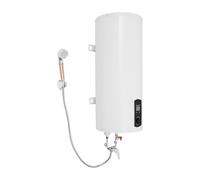 Steeviuzj Chauffe-eau électrique 2000 W 60 l, 220 V, chauffe-eau électrique avec indicateur de température, stockage mural IPX4 pour douche, plage de réglage 25-75 °C, blanc
