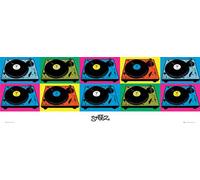 Steez - Affiches de porte - Decks + 1 paquet de tesa Powerstrips® - contenu 20 pièces