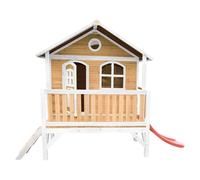 Cabane en bois avec toboggan pour enfant - Stef