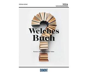 Stefan Heine Quel livre ? Calendrier hebdomadaire 2024 - Calendrier quiz - Calendrier énigmes - Nouvelles énigmes chaque semaine - 21 x 29,7 cm