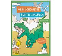 Stefan Lohr Mein schönstes buntes Malbuch. Dinosaurier / T-Rex, Ple (Geklammert)