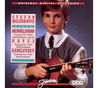 Stefan Milenkovic - Stefan Milenkovic Plays Mendelssohn: Concerto for Violin and Orchestra Op. 64, Ravel: Tzigane for Violin and Orchestra, Kabelevsky: Concerto for Violin and Orchestra (UK Import)
