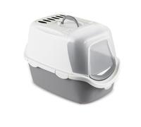 Stefan Plast Cathy Toilettes pour Chat Facile à Nettoyer Gris