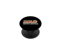 Stefan Retro 70s 80s Sunset Stripe PopSockets PopGrip Adhésif