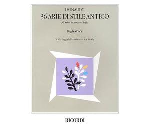 Stefano Donaudy: 36 Arie Di Stile Antico