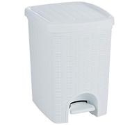 Stefanplast 2075926 Elegance Corbeille Plastique Blanc 32 x 28 x 39 cm