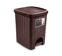 Stefanplast 2075928 Elegance Corbeille Moka Plastique 32 x 28 x 39 cm
