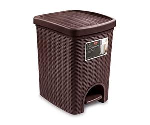 Stefanplast 2075928 Elegance Corbeille Moka Plastique 32 x 28 x 39 cm