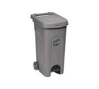Stefanplast 643 Poubelle sur Roues 38 x 51 x 80 cm Gris