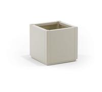 Stefanplast Bac à fleur ETHICA Craie Carré 38 L 36×36×35 cm