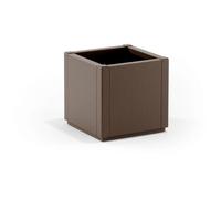 STEFANPLAST Bac à fleur ETHICA - Taupe - Carré - 38 L - 36x36xh 35 cm