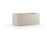STEFANPLAST Bac à fleur/Jardinière ETHICA rectangulaire 80 L - 80x36xh 35 cm - Craie