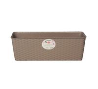 Stefanplast Balcony flower box Natural 30x13x11cm in dove grey, 30 x 13 x 11 cm