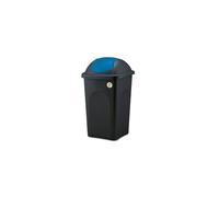 Stefanplast Bascula Multipat Polypropylene – Noir/Bleu, 60 L