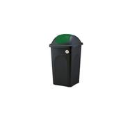 Stefanplast Bascule multipat, Noir/Vert, 60 l