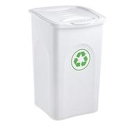 Stefanplast Begreen Poubelle Blanc 50 L