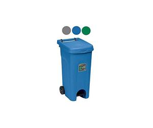 Stefanplast Bidon Chariot pour Poubelle 80 L 51 x 40 x 80 h Urban Eco System Bleu