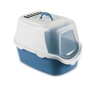 STEFANPLAST Cathy Easy Clean toilettes d'intérieur pour chats avec filtre bleu/blanc 56x40x40cm, 99702