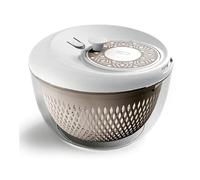 Stefanplast Centrifugeuse Essoreuse pour salades avec couvercle 2 en 1 Tosca Taupe 26 cm