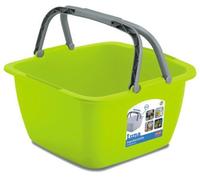 Stefanplast 6300123 Bassine à Vaisselle carrée Mixte Adulte, Multicolore, 18,5 L