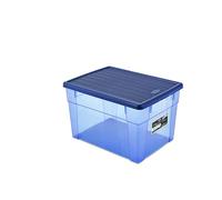 Stefanplast Elegance Boîte Visualbox, Bleu, 39 x 29 x 24 cm