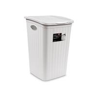 Stefanplast Elegance Panier à Linge, Plastique, Blanc