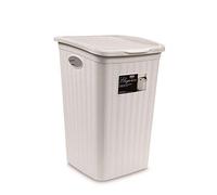 Stefanplast Elegance Panier à Linge, Plastique, Blanc