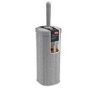 Stefanplast Elegance Porta Scopino Rattan, Grigio, 12xH40cm