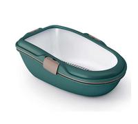 STEFANPLAST Furba Chic MAXI litière pour chat avec crépine vert foncé 69,5x47x26cm, 98006