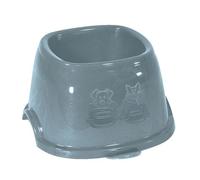STEFANPLAST Gamelle en plastique antidérapante pour cocker 0,7l gris/bleu, 96090