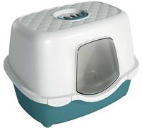 Stefanplast - Maison de Toilette allongée Verte 56 x 39 x H 39 cm pour Chat