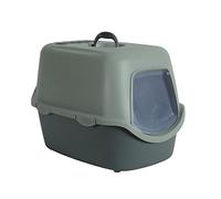 Stefanplast - Maison de Toilette Cathy Filtre en Plastique recyclé Vert 38.5 x 56 x 40 cm pour Chat.