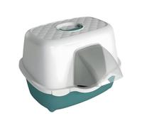 Stefanplast - Maison de Toilette pour extérieur 56 x 55 x H 39 cm Vert pour Chat