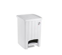 Poubelle Stefanplast Avec Pédale Margherita Lt.20 Blanc